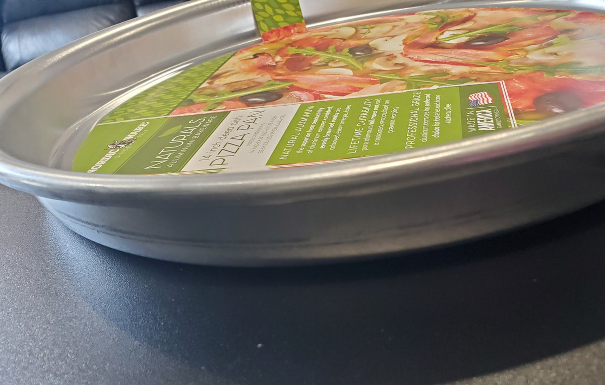 Nordic Ware Natural Aluminum Commercial Deep Dish Pizza Pan –