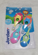 Jordan Step 0-2 years Baby Toothbrush, Teething Ring, BPA Free, 4-Pack