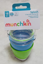 Load image into Gallery viewer, Munchkin Splash Open Toddler cup with Training Lid 2-Pack 7 oz Blue &amp; Green
