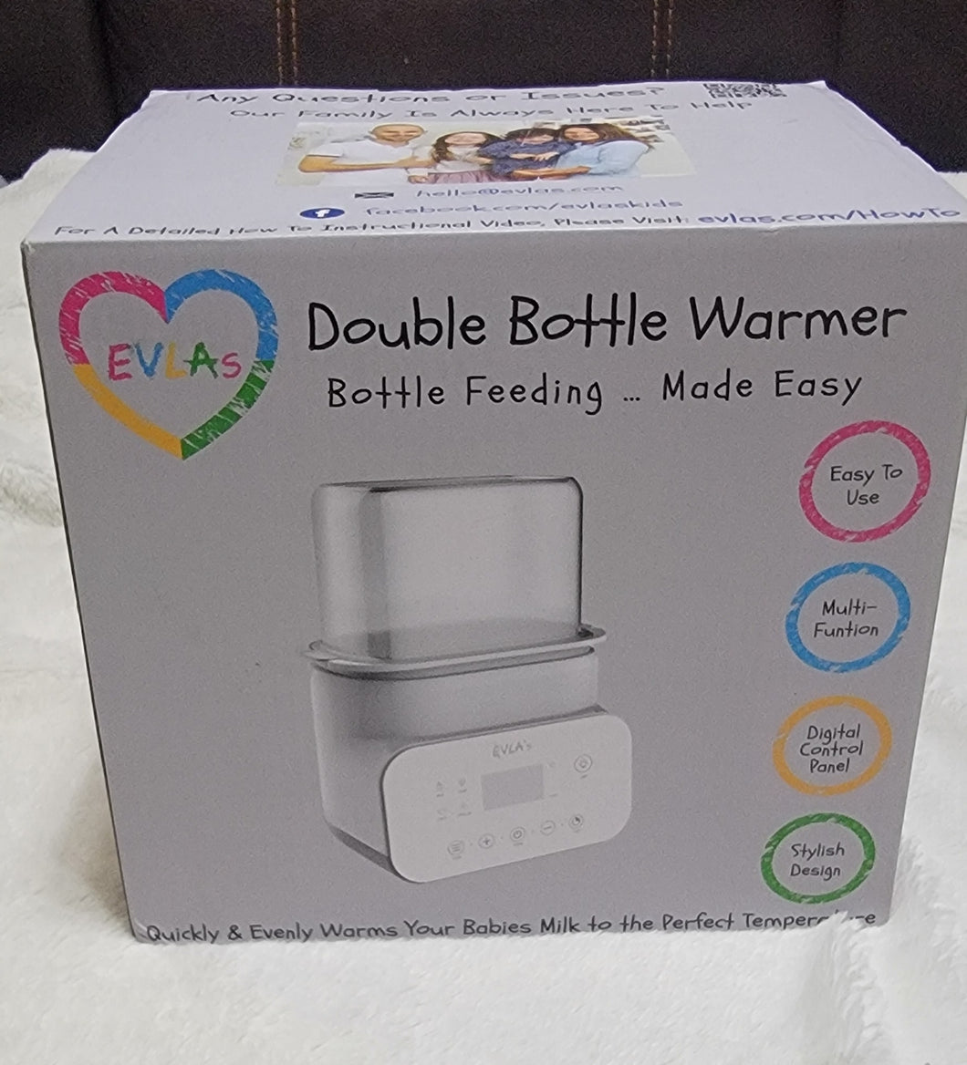 Double Baby Bottle Warmer | Always at The Perfect Temperature | Defrost Breastmilk | Bottle Sanitizer