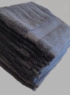 Charisma 6-Piece Luxury 100% HygroCotton Luxury Washcloth Set, Charcoal Gray