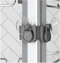 Load image into Gallery viewer, Artika &quot;Neptune&quot; Extendable stainless steel Shower Caddy with 1 Mirror, 3 adjustable baskets
