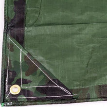Load image into Gallery viewer, Heavy Duty Waterproof Tarp -12MIL Reversible Camo/Green Tarp with UV Protection  - 12&#39; x 16&#39;
