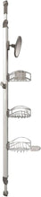 Load image into Gallery viewer, Artika &quot;Neptune&quot; Extendable stainless steel Shower Caddy with 1 Mirror, 3 adjustable baskets
