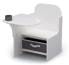 Load image into Gallery viewer, Delta Children MySize Chair Desk with Storage Bin, Bianca White
