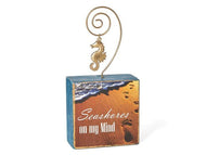 Photo Block Clip with Seahorse Charm & 