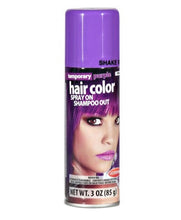 Load image into Gallery viewer, Goodmark Hair Color Spray In - Shampoo Out 3 oz Holiday Costume - PURPLE
