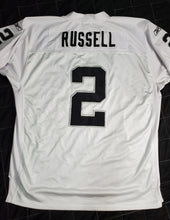 Load image into Gallery viewer, Los Angeles Raiders White Nike Football Jersey with black Satin Stitched #2  - Vintage
