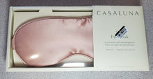 Load image into Gallery viewer, Solid Silk Eye Mask - Casaluna - Color: Rose
