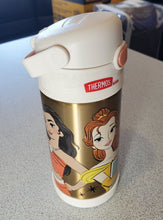 Load image into Gallery viewer, THERMOS FUNTAINER 12 Ounce Stainless Steel Vacuum Insulated Kids Straw Bottle, Princess
