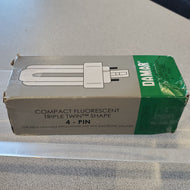 Damar Compact Fluorescent Twin Tube 4-Pin Bulb CFM26W GX24Q-3/841 ECO 6481D 4-PIN