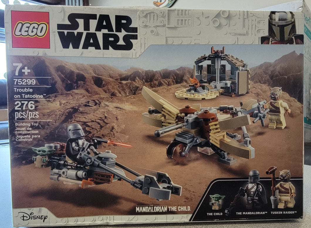LEGO Star Wars: The Mandalorian Trouble on Tatooine 75299, Building Kit Featuring The Child,  (277 Pieces)