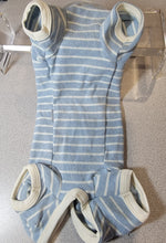 Load image into Gallery viewer, TONY HOBY Female/Male Pet Dog Pajamas Stripes 4 Legged Dog pjs Jumpsuit Soft, SM
