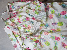 Load image into Gallery viewer, Toddler Pink Pineapple halter top Romper Outfit with Belt, (Size: 100), Approx 2T-3T

