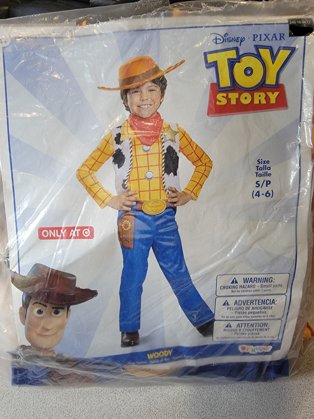Disguise Disney Toy Story child's Woody Classic Costume, Small 4-6