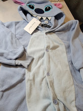 Load image into Gallery viewer, Beauty Shine Unisex Child Cartoon Stitch Onesies Plush Pajamas 4T
