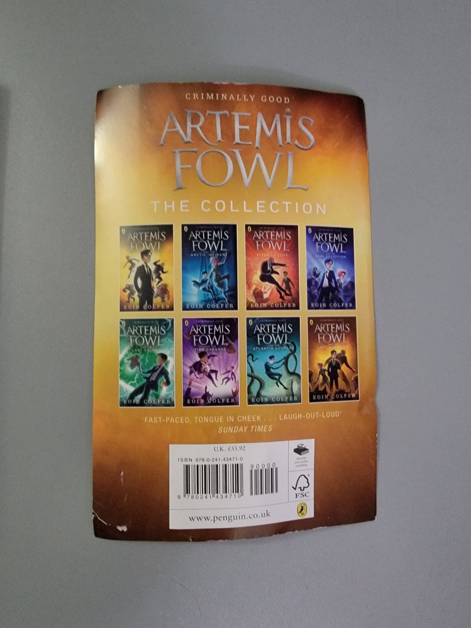 Artemis Fowl: 8 Book Collection