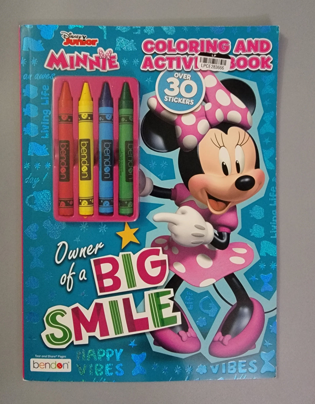 Disney Junior - Minnie Coloring & Activity Book - Over 30 Stickers - 4 Crayons