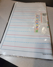Load image into Gallery viewer, Dry Erase Magnetic Handwriting Paper, Jumbo 22&quot;L x 28&quot;H
