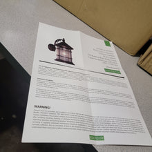 Load image into Gallery viewer, Bella Luce Exterior Outdoor Wall Lantern, Oil Rubbed, Clear Seeded Glass APL1016

