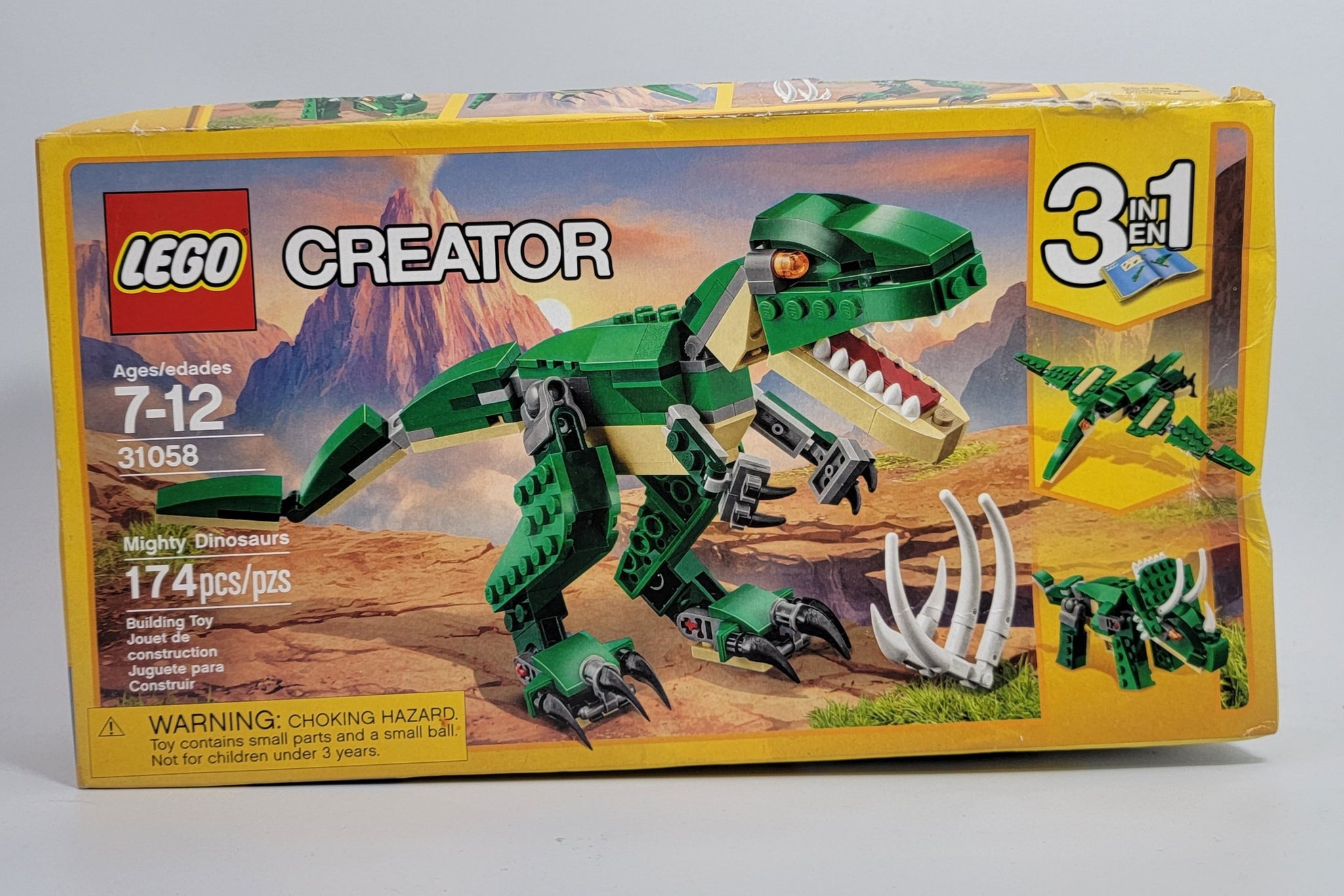 Buy LEGO Creator 3in1 Mighty Dinosaurs Model Building Set 31058, LEGO