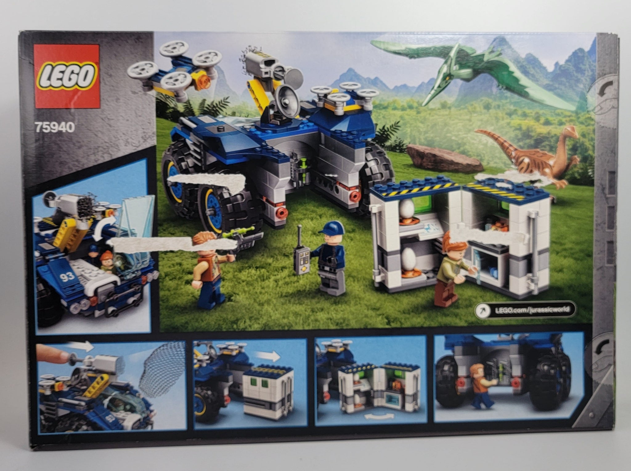 LEGO Jurassic World 75940 Building Set with Gallimimus and Pteranodon  Figures