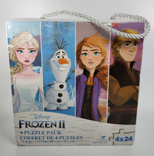 Load image into Gallery viewer, Disney Frozen II 4-Pack of Jigsaw Puzzles for Families, Kids, and Preschoolers Ages 4 +
