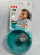 Load image into Gallery viewer, OXO Tot Silicone Bowl Teal, BPA Free
