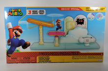 Load image into Gallery viewer, SUPER MARIO Cloud World Diorama Set with 2.5&quot; Running Mario Action Figure
