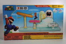 Load image into Gallery viewer, SUPER MARIO Cloud World Diorama Set with 2.5&quot; Running Mario Action Figure
