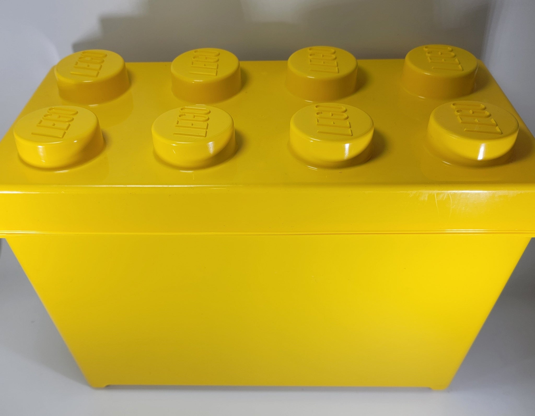 LEGO Storage Box Large with Lid, Yellow