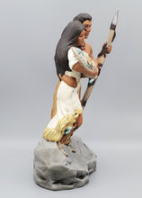 Load image into Gallery viewer, Native American Family with baby &amp; Spear - Standing, Hand Painted Collectable figurine  #15

