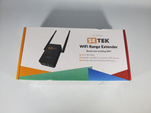 Load image into Gallery viewer, SETEK SE-01 Superboost Wi-Fi Range Extender Signal Booster w/ Ethernet/LAN Port, Black
