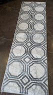 Carmel Indoor/Outdoor Rug or Runner by Art Carpet, Gray