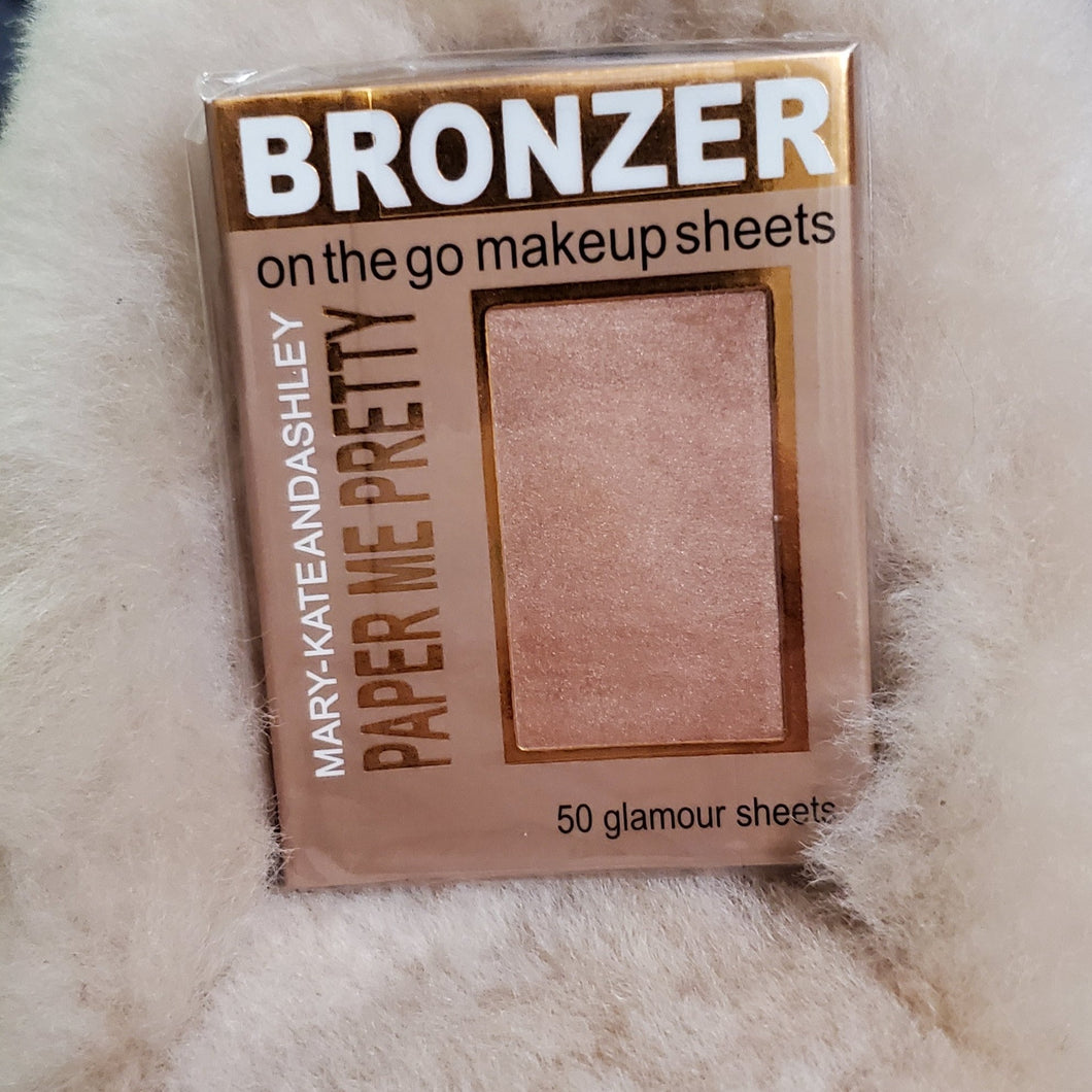 Mary-Kate and Ashley #815 Paper Me Pretty Bronzer Glamour Sheets, 50 sheets