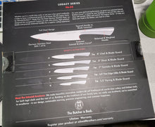 Load image into Gallery viewer, Schmidt Bros. Legacy Series, 5 Pc Ultra Sharp Knife Set + Blade Guards
