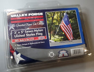 Valley Forge USPN-1 American Flag, 3'x5' Grommeted, Multi color