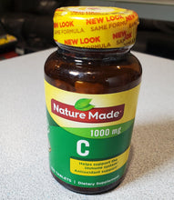 Load image into Gallery viewer, Nature Made, Vitamin C 1000 mg, 100 Tablets
