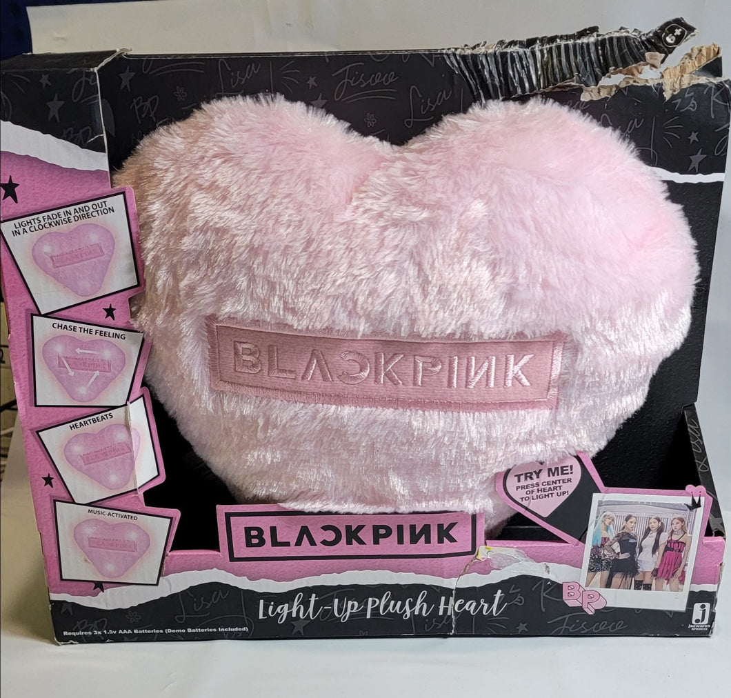 Blackpink Light Up Plush Heart Glows with 4 Different Light Shows