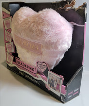 Load image into Gallery viewer, Blackpink Light-Up Plush Heart, Glows with 4 Different Light Shows - Soft Plush Heart Lights Up, Even in Response to Music!
