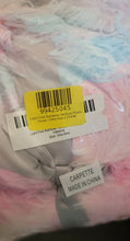 Load image into Gallery viewer, Light Pink Rainbow Tie-Dye Plush Throw Blanket, Double Sided, child&#39;s
