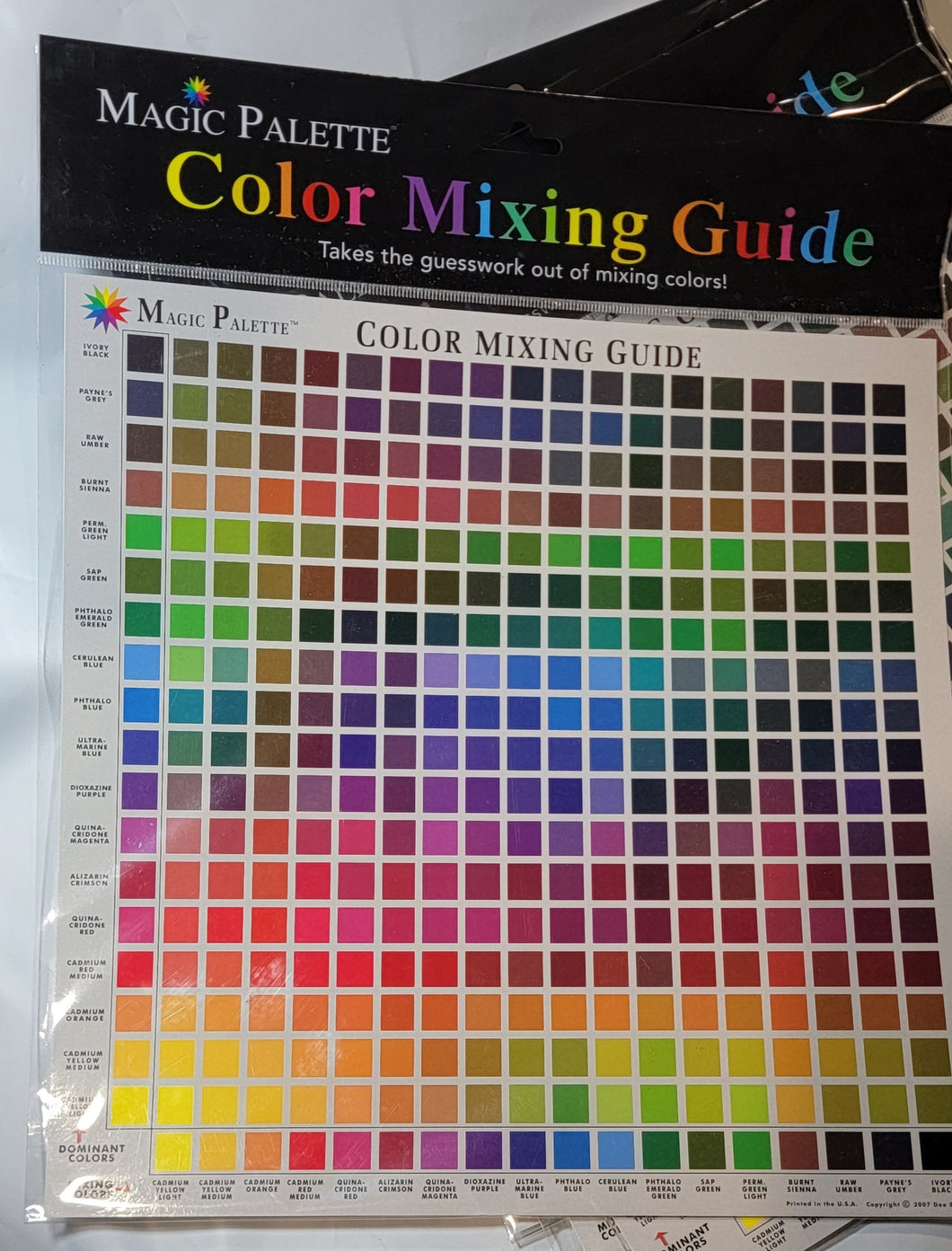 Magic Palette Color Mixing Guide 11.5 Inch