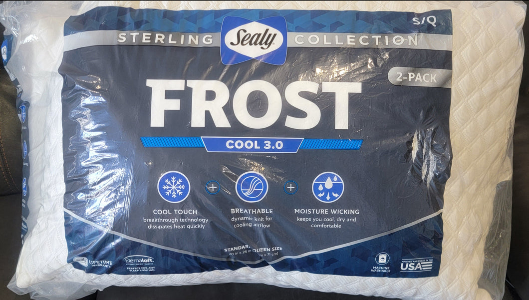 Sealy Sterling Collection Frost Cool 3.0 Pillow, 2-pack  S/Q