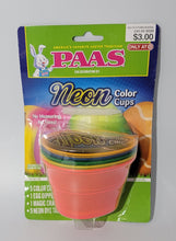 Load image into Gallery viewer, PAAS Egg Decorating Kit NEON Color Cups, Easter, Egg Dye
