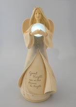 Load image into Gallery viewer, Enesco Foundations Lullaby Angel LED Night Light, 9.06&quot; Poly Resin Figurine
