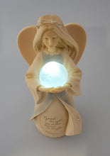 Load image into Gallery viewer, Enesco Foundations Lullaby Angel LED Night Light, 9.06&quot; Poly Resin Figurine

