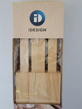 Load image into Gallery viewer, iDesign Eco Wood Adjustable Drawer Organizer, Dividers, Natural
