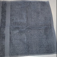 Charisma Soft 100% Hygro Cotton Luxury Washcloth, Gunmetal Gray