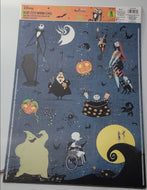 Halloween Disney Static Window Clings, The Nightmare before Christmas, 16 Clings Wheelchair