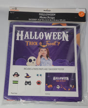 Load image into Gallery viewer, Halloween Photo Props 6-piece &amp; Backdrop 70.07 in x42.91 in Trick O Treat
